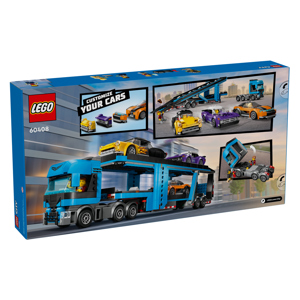 Lego Car Transporter Truck with Sports Cars 60408